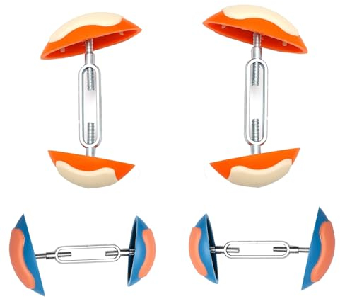 2 Paio Scarpe Allarga, Professionale Tendiscarpe, Antiscivolo Regolabile 7-12 cm, Nessun Danno Scarpe, Facile da Trasportare, Viti in lega Zinco, Adatto Scarpe Ginnastica Scarpe in Pelle Tacchi Alti