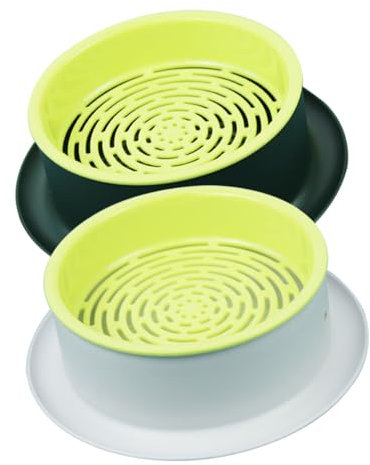 Toddmomy 2pcs Hydroponic Cat Grass Planter Cat Grass Germination Tray Practical and Lightweight Nursery Planting