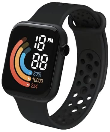 Smartwatch, Kinder Smartwatch, Sportuhr wasserdichte, wasserdichte Kinder-Fitness-Aktivitäts-Tracker-Uhr, Sports Outdoor Armbanduhr für Jungen und Mädchen im Alter von 3–12 Jahren Zufällige Stile