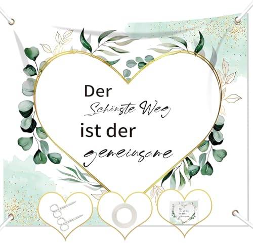 ChYoung Hochzeitsherz zum Ausschneiden 200x180cm Hochwertiges Bettlaken Hochzeit,Hochzeitsspiel für das Brautpaar Hochzeitsgeschenke,Hochzeitslaken mit 2 Scheren/6 Meter Seil, Hochzeitsspiele