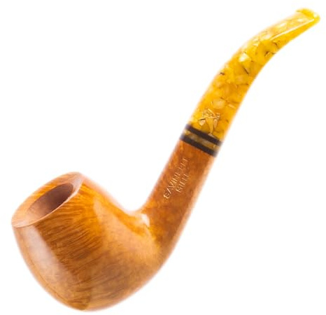 Savinelli Miele Series – Tuyau en bois de bruyère fabriqué à la main, motif nid d'abeille, fabriqué en Italie, finition polie, 677 KS