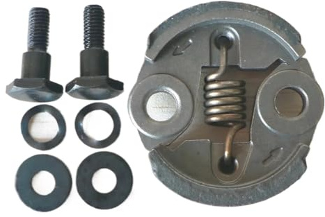 Vuzmode Desbrozadora 34F de 2 Tiempos Cortadora de césped Juego de Embrague con Tornillos Conjunto de Embrague para Tractor de jardín