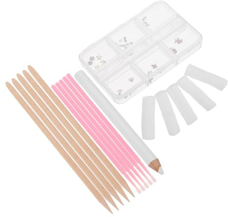 Healvian Gioielli per Denti in Cristallo Kit di Gemme per Denti Fai da Te con Pietre Decorative a Forma di Cuore e Farfalla per Principianti per Feste e Matrimoni