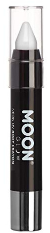 Moon Glow Intense Neon UV Body Crayons, White