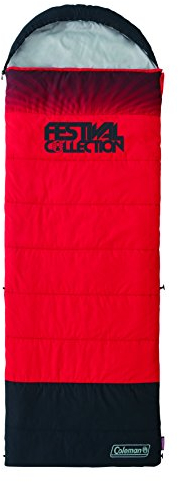 Coleman Schlafsack Festival Single, rot-grau, L, 2000032334
