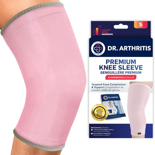 Ginocchiera Ortopedica da Donna Ideata da Medici Specialisti – Tutore Ginocchio a Compressione con Filato di Rame – Ginocchiera Sportiva per Recupero Post-Infortuni (Confezione Singola, Taglia S)