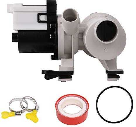 RDEXP Plastic and Metal W10135045 Washer Water Drain Pump Motor W10130913 W10190648 W10201457 for Washing Machine Replacement