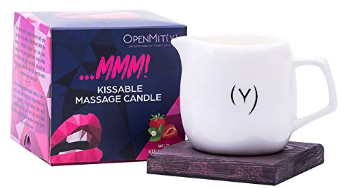 Kissable Massageöl Kerze - sinnlich und romantisch schmelzende Massagekerzen für angenehme und entspannende Massagen