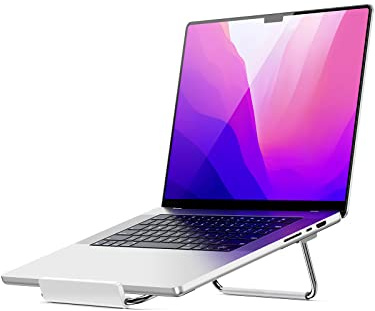 UGREEN Laptop Ständer rostfreie Stähle Laptop Halterung Tisch Laptopständer Verstellbar Notebook Halter Laptop Stand kompatibel mit 12 bis 15.6 Zoll Laptops wie MacBook Air, MacBook Pro, X1 Carbon