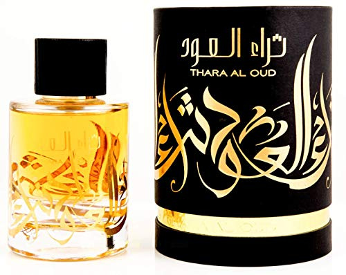 Parfüm THARA AL OUD 100 ml Eau de Parfum Herren Attar Halal Arabisch Oud Unisex Orientalisch Moschus Frau ANMERKUNGEN: Vanille, Kardamom, Oudholz, Sandelholz, Bernstein und Leder