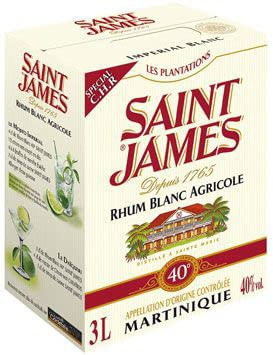 Cubi Rhum Saint James Blanc 40° 3L