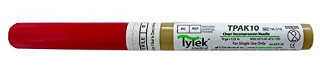 TPAK Dekompressionsnadel 10 G, Entlastungspunktionsnadel, Chest Decompression Needle