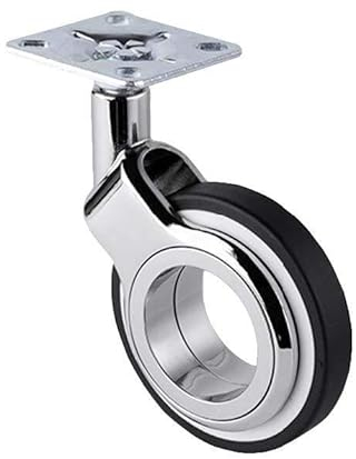 der ROLLENDE SHOP - Lenkrolle 60 mm Polyurethan Black OLYM