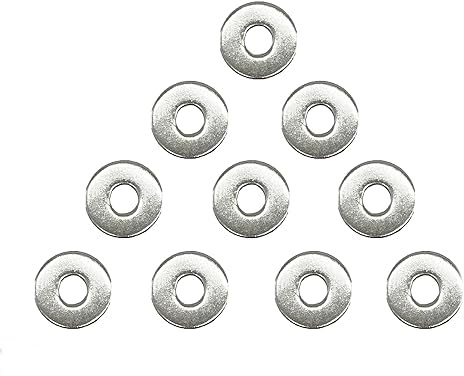 10 Stück M10x30mm Flache Unterlegscheiben Edelstahl Beilagscheiben Großer OD Außendurchmesser Flache Reparatur Metallscheiben für Schrauben, Muttern, Gewindestange