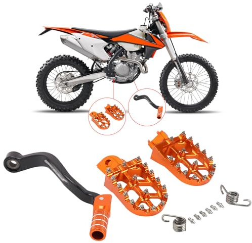 Motorrad-Schalthebel und Fußrasten Universal für Dirt Bike und Motocross