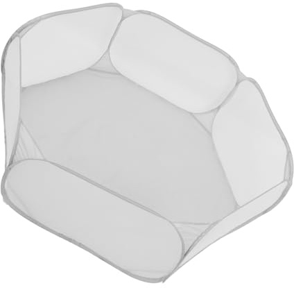 UPKOCH Parque Infantil Plegable para Mascotas Pequeñas Forma Hexagonal de Poliéster, Portátil y Fácil de Usar para Interiores y Viajes