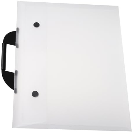 HIAKDOFT A3 Kunstportfolio Tasche Tragbares Kunstwerk Organizer Mit Knopfverschluss Große Poster Aufbewahrung Handliche Mappentasche Für Schule Und Ausstellung