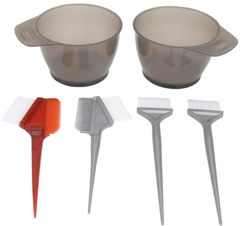 LIFKOME 2 piezas Cuencos para Tinte de Cabello Grandes y Peines para Peluquería Profesional Recipientes Plásticos Reutilizables para Aplicar Tintes y Coloración Fácil Salones y Uso