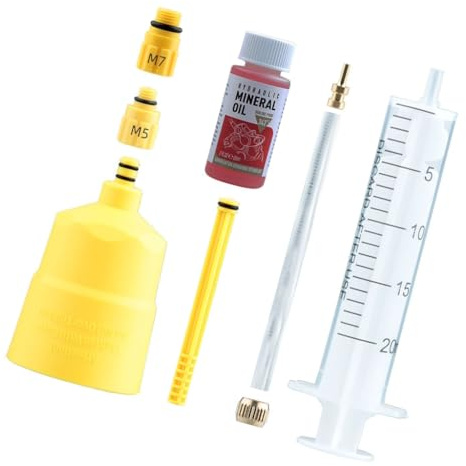 ECVGHD Bremsenentlüftungs-Set, Scheibenbremse, Mineralöl, Entlüftungs-Set, Fahrräder, Bremsenreparaturwerkzeug