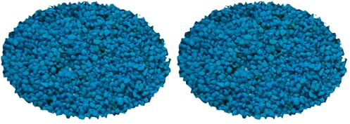 Haquoss Gravier ceramizzata, 2 – 3 mm, Bleu Clair (Lot de 2)