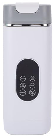 Pongnas Mélangeur Portatif Mélangeur Portatif USB Rechargeable 420 Ml Batterie 1500 MAh Broyeur à Glace à Coupe Multidirectionnelle à 360 ° pour Smoothies, Shakes, Aliments pour B