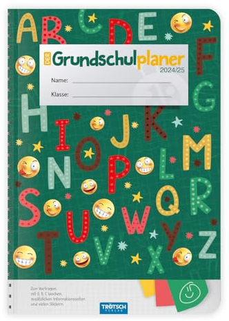 Trötsch Grundschulplaner Buchstaben 24/25: Planer Schülerkalender Hausaufgabenheft Timer für die Grundschule