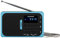 BLAUPUNKT Pocket Radio PR5BL, PLL Am/FM, USB/MICROSD with Battery | Blue