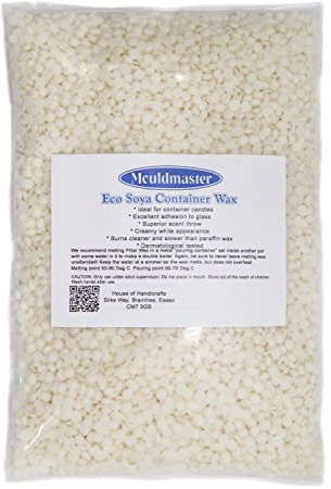 Mouldmaster Soy CONTAINER Candle Wax Pellets 250g, Cream/Off White
