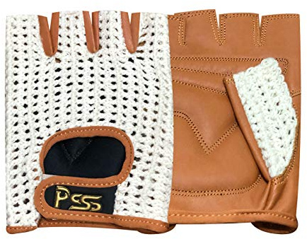 Prime Fingerlose Netzhandschuhe Gepolsterte Handschuhe Biker Fitness Gym Body Building Gewichtheben Handschuh 411.