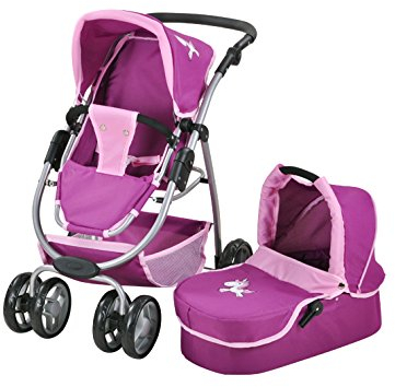 Knorrtoys 90772 - Puppenwagen Coco - UMA.Das Einhorn purple