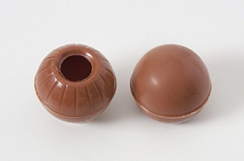 63 Stk. Schokoladentrüffel Hohlkugeln - Pralinen Hohlkörper Vollmilch