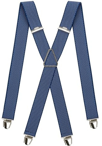 Pierrot - Hosenträger Herren Breit und Vintage - Made in Germany/France - Verstellbare Länge bis zu 130cm - Garantie auf Lebenszeit - 100% DEUTSCH & FRANZÖSISCH