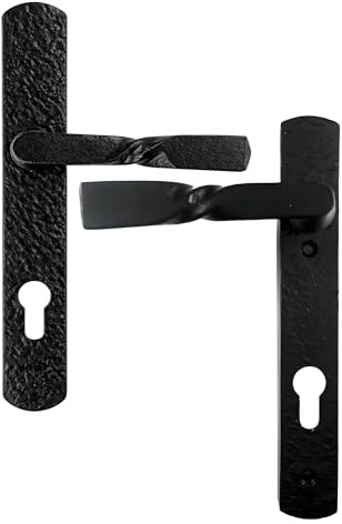 UAP 219mm Black Antique Cast Iron Exterior Door Handle