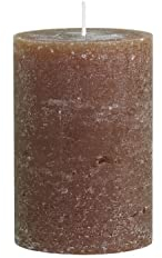 ukiyo Vela de nogal, varios tamaños, gruesa, para Adviento, decoración navideña, variante: diámetro de 10 cm, altura de 15 cm