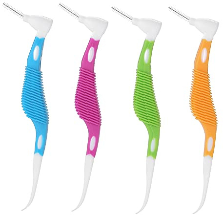 Set di 8 stuzzicadenti usa e getta, spazzole interdentali morbide, strumenti per la cura dentale, per apparecchi ortodontici, ponti, linee e pulizia dei dettagli, spazzolino interdentale usa e getta