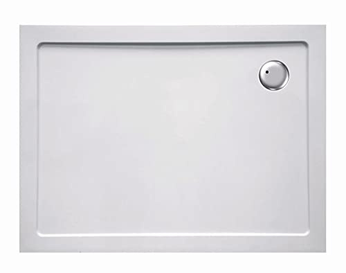 Sanotechnik SMC Amor - Tazza Doccia in 7 Diverse Misure, Piatto Doccia, Vasca da Bagno, 90 cm x 100 cm x 3,5 cm