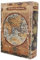 Tissting Falsche Buchbox Vintage Europäischen Weltkarte Alte Bücher Deko Buchattrappe 21,5 x 30 x 7,5 cm Gefälschte Buch Box Schmuck Schatzkiste für Schreibtische Regal Dekoration