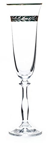 GLigeT Champagnerkelche Champagnerglas, bleifrei, transparent, bleifrei, Kristall, Champagnerglas, goldenes Sektglas, 190 ml, Premium-Champagnerglas, Schaumweingläser (Color : B)