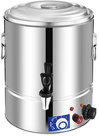 Large-capacity hot water dispenser dessert wine warmer, Double stainless steel water dispenser/boiler, Sealed water tank of electric heating water dispenser with timer (54L) (21L)