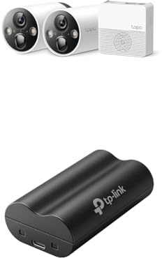 Tapo TP-Link 2K 4MP Überwachungskamera Aussen Akku, Bundle C420S2 und 2 Ersatzakkus A100