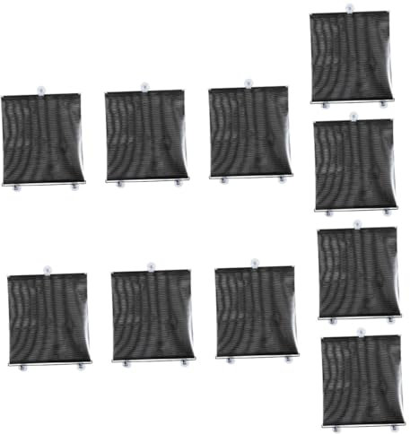 OSALADI 10stücke Saugcup Verdunkelungsrollo Für Balkon Schwarz Mit Netzpunkt Installieren Hitzebeständig Für Fenster Und Türen Temporärer Sonnenschutz Ohne Bohren