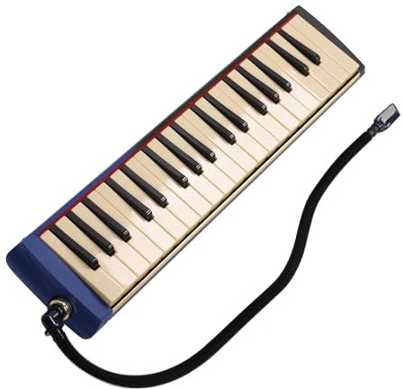 37 Tasten Melodica Air Piano-Tastatur, 2 Mundstücke, Melodica-Instrument, Klavier mit Tragetasche für und Erwachsene