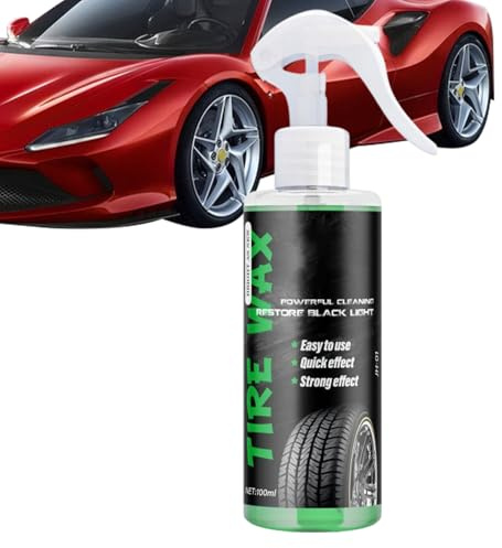 Detergente per cerchioni e pneumatici, detergente per pneumatici da 100 ml, detergente spray per macchie di olio ostinate
