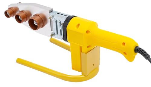 Plastic Pipe Welding Tool, Pipe Fusion Welder, Plastic Pipe Welding Machine with 6 Die Heads and Iron Case, 280-300℃/536-572℉ Constant Temperature Hot Melt Machine, for Ppr, Pe, Pb Pipes, Hdpe Pipes