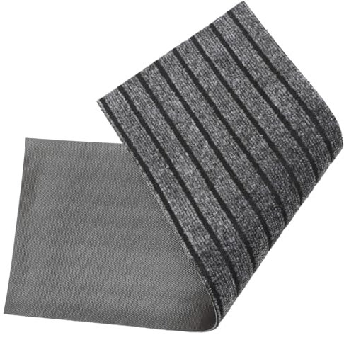 Homoyoyo Alfombrilla Antideslizante Para Escaleras 26x75cm Sin Borde, Color Gris Oscuro, Lavable y Silenciosa, Protección Segura Para Niños y Mascotas, Tapete Para Peldaños De Interior