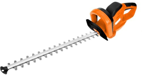 NEO TOOLS Profi Elektro Heckenschere elektrisch mit starken 600 Watt Für einen schönen Schnitt Ihrer Hecke, Sträucher und Gebüsch - 510mm Schnittbreite, 1800 U/min