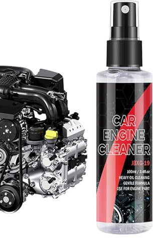 Sgrassatore per motori spray – 100 ml per veicoli a motore, detergente per la cura 'auto a lunga durata, per la rimozione di macchie di olio, fuliggine e polvere con efficace pulizia profonda