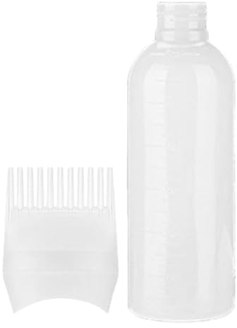 Botella aplicadora de peine de raíz,Aplicador de botella de raíz | Botella de peine de color de tinte para el cabello - portátil del del color tinte pelo con la escala para el us