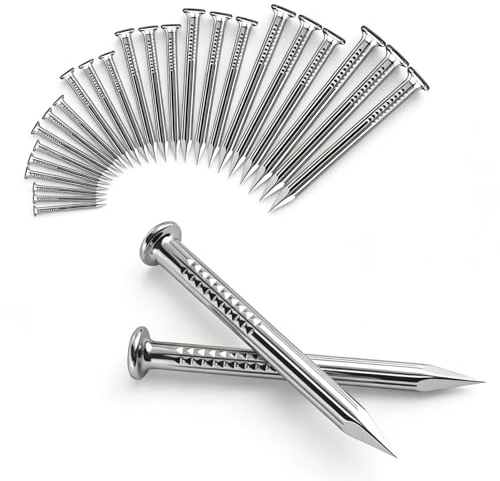 WENXINWIN 170 clavos de hormigón, clavos de acero de 40 mm, clavos para paredes de hormigón, carpintería, renovación y reparación