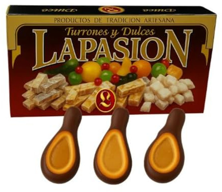 LAPASION - Mazapan relleno de cabello de Angel y medio baño chocolate | 2kg |